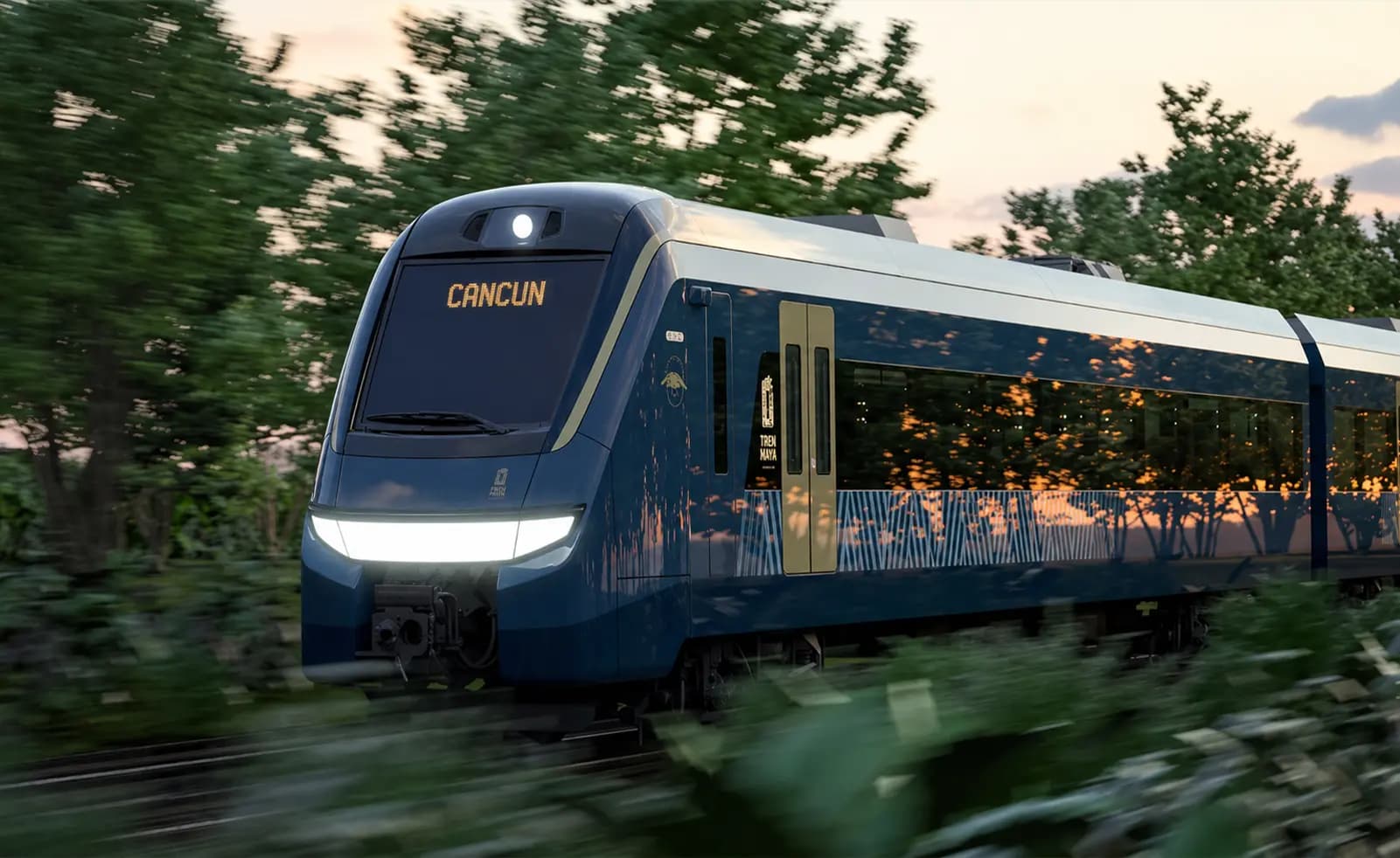Tren Maya — estación cercana a Puerto Morelos