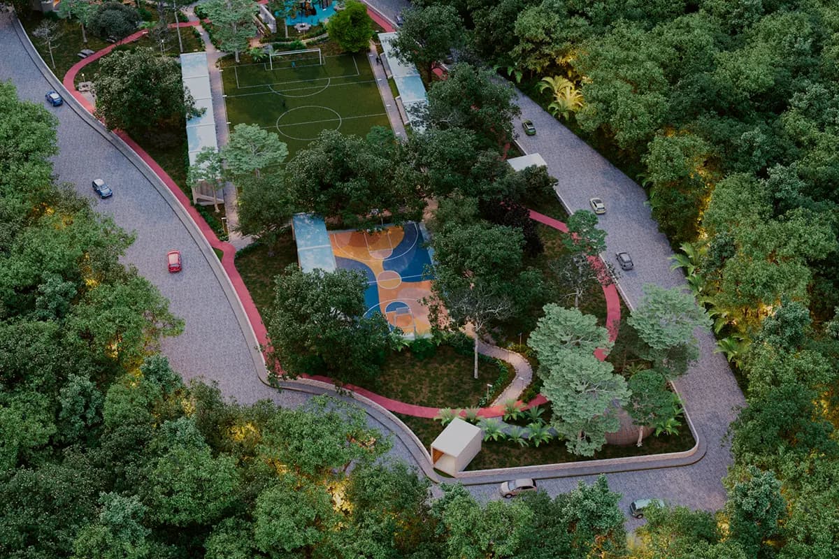 Mukta Residencial — cierre amenidades