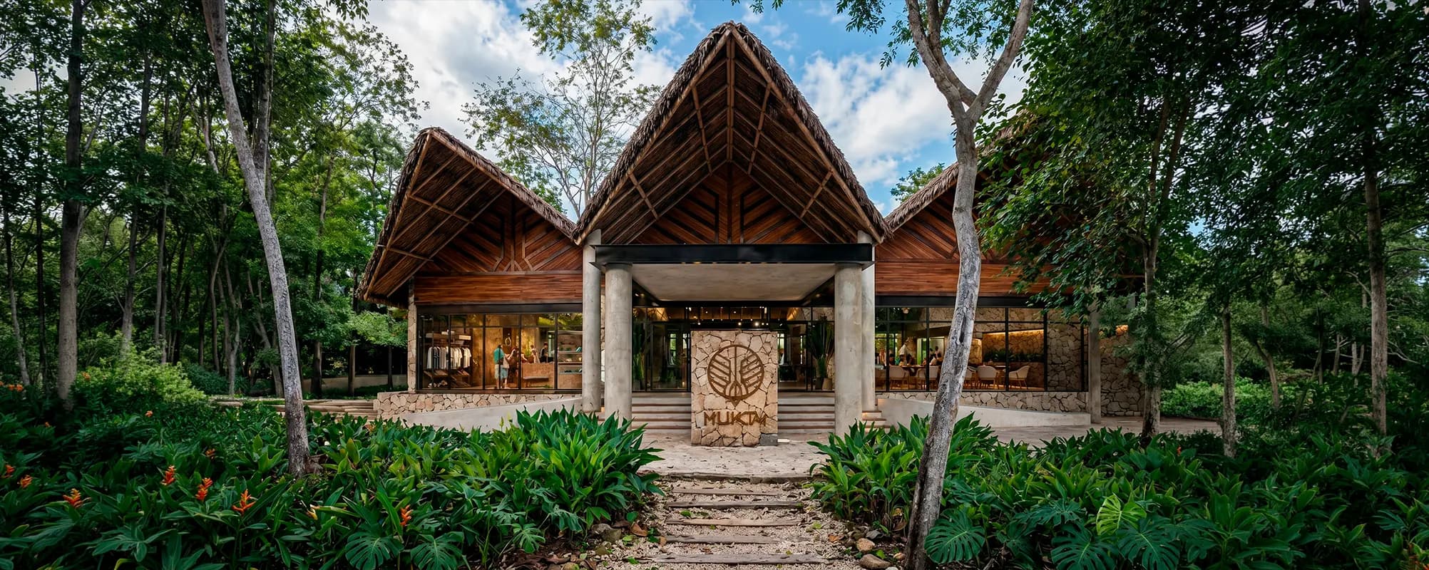 Casa club Mukta — palapa principal